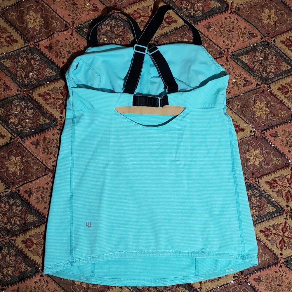 Lululemon Athletica Light Blue Tank size 8